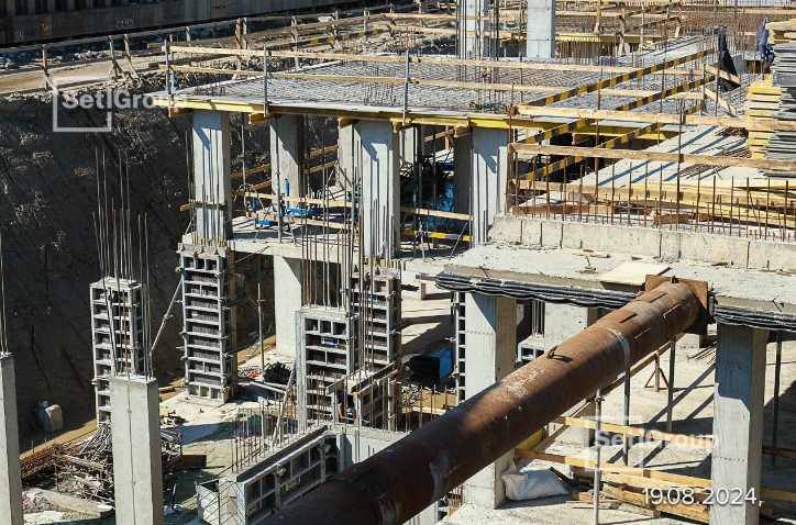 Ход строительства, 1 сентрября 2024