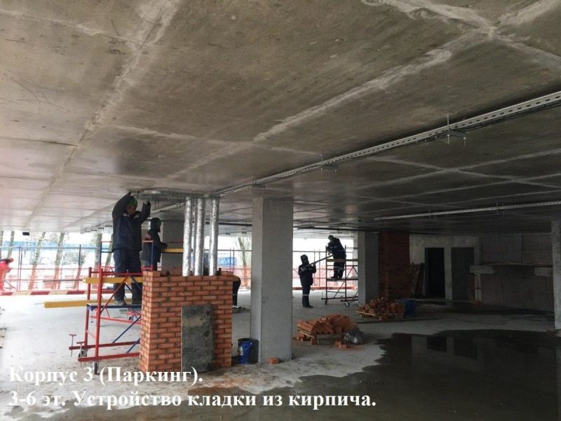 Ход строительства, Март 2020